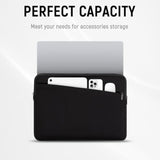 14 Inch Laptop Sleeve Case Durable Protective Cover Slim Padded Laptop Case With Front Pocket Compatible With 2025-2023 15.3” Macbook Air M4 M3 M2 14” Hp, Dell, Lenovo, Acer, Asus, Black