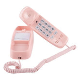 Pink Landline Phone Inspired By 90S Vintage Princess Phone With 110Db+ Loud Ringer, Retro Wall Phone No Power Required, Pink Corded Telephone For Kids/Seniors, Cute Novelty Landline Phones For Home