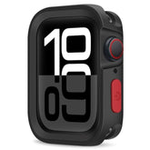 Rugged Case Compatible With Apple Watch Case 42Mm Series 11/10, Soft Flexible Tpu Shockproof Protective Bumper Cover For Iwatch 42Mm, Black