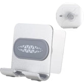 Shower Phone Holder, Shower Phone Mount Phone Holder For Shower Wall Mount Phone Holder Phone Wall Mount Adjustable Cellphone Stand Cell Phone Stand With Adhesive Pads For Bathroom Kitchen (1 Pcs)