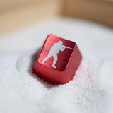 Keycaps Metallic Oem Profile Key Caps Mechanical Keyboards Compatible For Cher