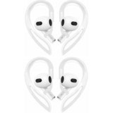 Sport Ear Hooks Compatible With Airpods 3 2021, 1 Pairs Anti Slip Anti Lost Soft Silicone Earhook Ear Loop Compatible With Airpods 3, 1 Pairs, White