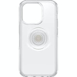 OtterBox Otter+Pop Case for iPhone 14 Pro, Shockproof, Drop Proof, Protective Case with PopSockets PopGrip, 3X Tested to Military Standard, Clear