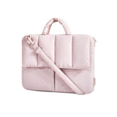 BAGSMART 15-16 Inch Laptop Case Sleeve, Padded Lightweight Laptop Bag with strap for MacBook Air/Pro, Shockproof Water Resistant Laptop Cover Compatible for 15.6 Macbook Dell HP Lenovo Asus, Pink