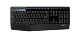 K345 Wireless Keyboard - Full-Sized Keyboard With Palm Rest, 2.4 Ghz Wireless Usb Receiver - For Pc, Laptop