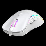 Zeus Hermes E4 3-In-1 Combo, 60% Multi-Colored Mechanical Keyboard, Rgb 12800 Dpi Ergonomic Mouse, Non-Slip Extended Gaming Mouse Mat, White