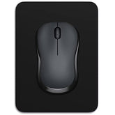 Small Mouse Pad, 6 X 8 Inch Thick Rubber Premium-Textured Non-Slip Portable & Washable Mini Mouse Mat For Women Men Wireless Laptops Keyboard Tray Gaming Work Computer Office Travel, Black