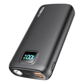 Portable-Charger-Power-Bank - 40000Mah Power Bank Pd 30W And Qc 4.0 Quick Charging Built-In Bright Flashlight Led Display 2 Usb 1Type-C Output For Most Electronic Devices On The Market(Carbon Black)