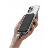 Slim Portable Charger, 5000Mah Lightweight Power Bank With Wired Usb C Cable, Ultra Thin Battery Pack Compatible With Iphone 15/Plus/Pro/Pro Max/Samsung/Android(Non-Wireless Charging), Black