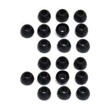 10 Pairs Small Silicone Replacement Earbud Tips (Black)