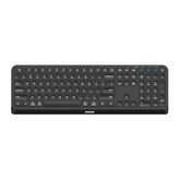 PHILIPS Professional Wireless & Bluetooth Keyboard - Standard-Layout Keyboards with 2.4GHz USB-Receiver, 3-Channel,Ergonomic & Quiet Design, Comfortable & Efficient for PC/Laptop/Pad