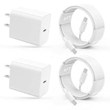 Iphone 17 16 15 Charger Fast Charging Type C Chargers Usb C Charger Block Iphone 17 Chargers With 2 Pack 6Ft Cable For Iphone 17/17 Plus/17 Pro Max/16/16 Plus/16 Pro Max/15/15 Pro Max/Ipad Pro/Samsung