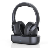 Wireless Headphones for TV Watching with Digital Optical RCA AUX 3.5 MM Transmitter Charging Dock, Over Ear Headset for Seniors, Bluetooth Headphones