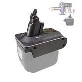 For Dyson V6 Battery Adapter, Mt18Dsv6 Converter For Makita 18V Bl1850 Bl1830 Bl1860 Batteries, Work For Dyson Vacuum Cleaner 21.6V V6 Absolute/Motohead/Animal+Fluffy/Mattress (Only Adapter)