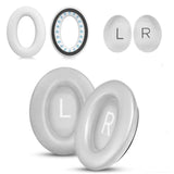 Replacement Ear Pads Cover,Earpads Cushions For Bose Quietcomfort Qc45 Qc 45 Over Ear Headphones (White)