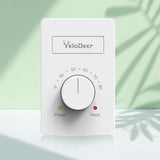 Dual Voltage (110V-265V) 4-Wire Manual Electric Baseboard Heater Thermostat For Home