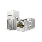 Cat6A Coupler Rj45 Coupler Ethernet Coupler In Line Zinc Alloy Cable Extender