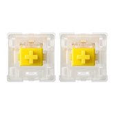 Gateron Milky Yellow Pro Switches, Pre-Lubed Linear 5 Pin For All Mx Mechanica