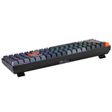Easytouch 1200 Wired/Wireless/Bluetooth Multi-Os Illuminated Mechanical Via Mini Keyboard With Copilot Ai Hotkey