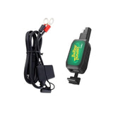 Battery Tender Ring Terminal Accessory Cable and USB Charger Adapter Combo - Battery Cord & 2.1 AMP USB Charging Adapter for Mobile Devices - For Motorcycles, Golf Carts, ATVs - Quick Disconnect - 081