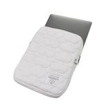 11-14 Inch Soft Quilted Laptop Sleeve Bag Ipad Protective Case Cute Cloud Tablet Cover Notebook Storage Bag For Women Girls