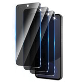 3 Pack Privacy Screen Protector Designed For Samsung Galaxy S24 Fe,Full Coverage Anti-Spy Tempered Glass Film,9H Hardness,Anti-Fingerprint,Bubble Free,Easy To Install