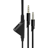 Replacement For Astr-O A40 Cord, 2M Volume Control Cable Audio Cord Wire A10 A40 A40Tr Gaming Headset Wire For Smartphone Tablets Mp3 Players(Color:Black)