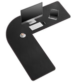 ZORESYN 63" L-Shaped Gaming Desk Mat Mouse pad, Computer Corner Desk Pad, Home Office Writing Desk Pad Protector, Large Waterproof PU Leather Corner Mousepad - Black, (157+160) x50cm
