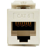 Leviton 61110-BT6 eXtreme 6+ QuickPort Connector, CAT 6, Light Almond, 25-Pack
