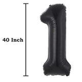 40inch jumbo Black 18 number balloons for 18th Birthday Party Decoration Men Women 18 Years Old Birthday Party Supplies use them as Props for Photos