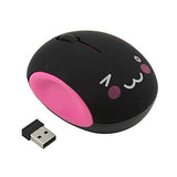 2.4Ghz Wireless Cute Small Silent Portable Mini Rechargeable Optical Mouse - 3 Buttons, Cordless For Laptop, Desktop, Pc, Notebook (Red)