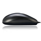 3 Button Desktop Ps/2 Optical Scroll Mouse, Black