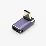 Right Angle Usb C Adapter 240W, 90 Degree Usb C Male To Female Adapter, Type C