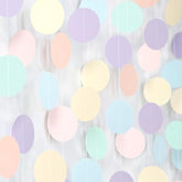 Pastel Rainbow Birthday Party-Decorations Streamers - 52Ft Yellow Blue Mint Pink Purple Hanging Paper Garland Banner,Birthday Baby Bridal Shower Bachelorette Engagement Supplies Backdrop Decor