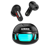 DY08 in Ear Headphones, ENC Noise Cancelling Earbuds with 60H Playtime,Gradient Breathing LED Lights,Bluetooth 6.0 Wireless Earbuds,IPX5 Waterproof