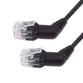 Cat6 Ethernet Cable,90 Degree Up Angled Rj45 Utp Network Extension Cable Patch