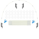 13Ft Adjustable Balloon Arch Stand Kit, New Reusable Table Balloon Arch Kit With Base High Strength Glass Fiber Pole For Diy Party Wedding Birthday Baby Shower Kids Decorations?White