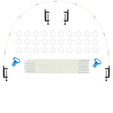 13Ft Adjustable Balloon Arch Stand Kit, New Reusable Table Balloon Arch Kit With Base High Strength Glass Fiber Pole For Diy Party Wedding Birthday Baby Shower Kids Decorations?White