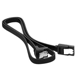 6 Pack 90 Degree Right Angle Sata Iii 6.0 Gbps Cable (Sata 3 Cable) With Locki