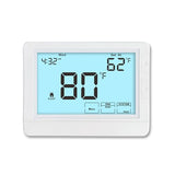 Programmable Thermostat For Home, Single-Stage Systems,1 Heat/1 Cool,7 Day, 5/1/1 Day,Auto Mode Switching, Extremly Large Lcd Display, White Backlight