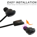2 Pcs Anti Lost Rope Earbuds Cover For Galaxy Buds Pro Replacement Ear Tips For Samsung Galaxy Buds Pro Earbuds Black+Purple