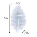 Resin Tray Molds Leaf Tray Silicone Resin Mold Irregular Jewelry Plate Candle Holder Mold Unique Leaves Shape Epoxy Molds For Concrete Dish Storage Art Craft Gift Home Decor