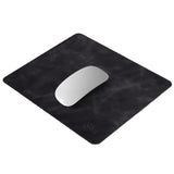 | Genuine Leather Mouse Pad For Office & Home – Non-Slip Premium Leather Mouse Mat – Handmade, 9" X 10" Size, Cloudy Dark Gray
