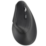My630 Eq Wireless Rechargeable Mouse, Ergonomic Vertical Design, Bluetooth Le, 2.4Ghz, Black (K72484Na)