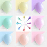 100-Pack Pastel 12" Balloons Assorted Color Party Decor