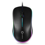 Fc112 Usb Optical Wired Computer Mouse With Easy Click For Office And Home, 1000Dpi, Premium And Portable,Compatible With Windows Pc, Laptop, Desktop, Notebook (Black)