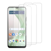 3 Pack For Blu View 5 Tempered Glass Screen Protector, Scratch-Proof, Bubble-Free,Hd Transparent, 9H Hardness,Bubble Free,Case Friendly