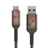 House Of Rewind Usb-C To Usb-A Cable: Braided Charging Cable, Usb-If And Mfi-Certified, 10Ft Long, Made With Sustainable Materials