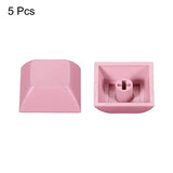 1U Blank Keycaps, 5 Pack Universal Pbt Keyboard Replacement Accessories For Mx Mechanical Keyboard, Pink