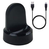 Compatible With Samsung Gear S2 Charger, Replacement Wireless Qi Charging Cradle Dock For Gear S2 Classic/Sport Smartwatch (Black)